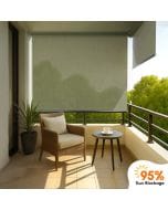 95% Sun Block Outdoor Roller Blind (HDPE)