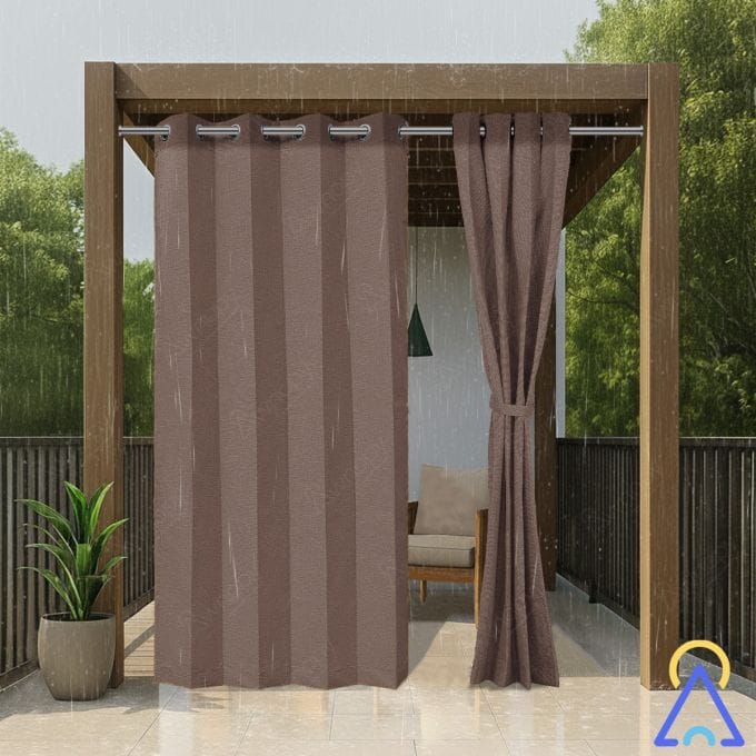Waterproof Premium Outdoor Curtains (Polyester Solution Dyed)