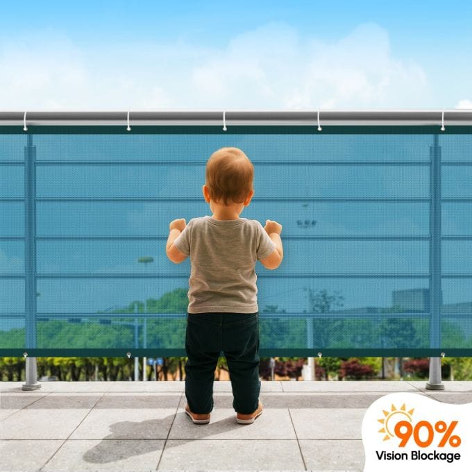 Hippo 90% Vision Block Child and Pet Safety Net (HDPE)