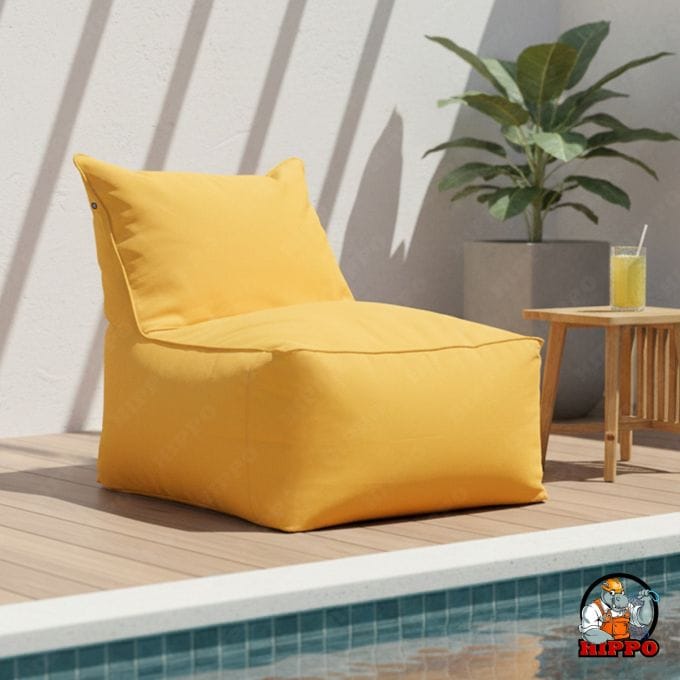 Outdoor Premium Chair Bean Bag Covers  - Perfect for Balconies, Patios & Pool Decks