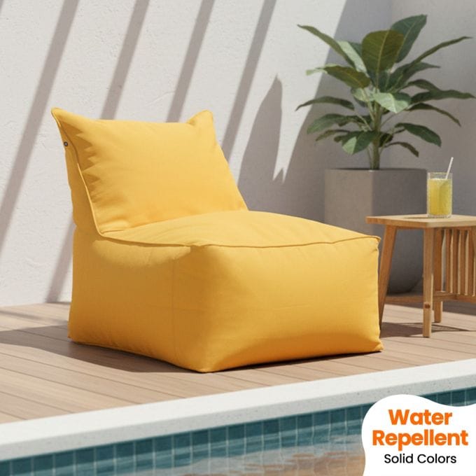 Hippo Outdoor Premium Chair Bean Bag Covers - Perfect for Balconies, Patios & Pool Decks