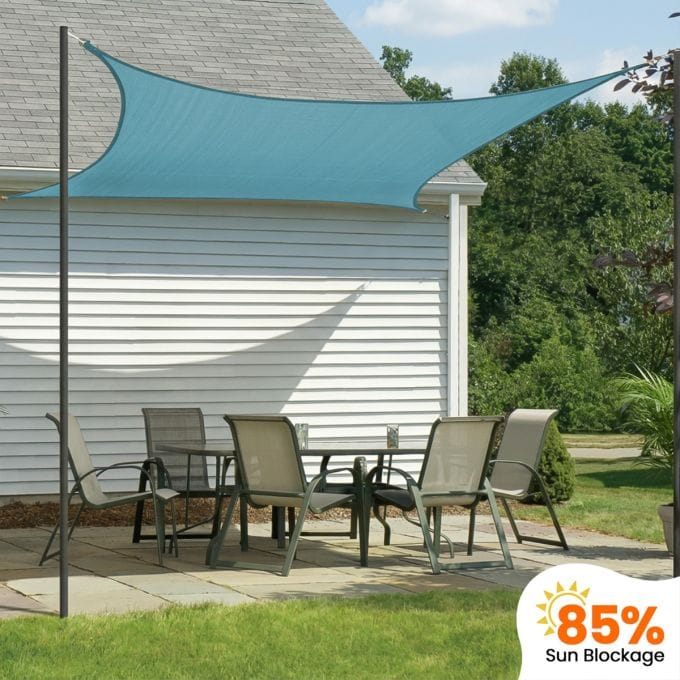 85% Sun Block Shade Sail (Four Sided)