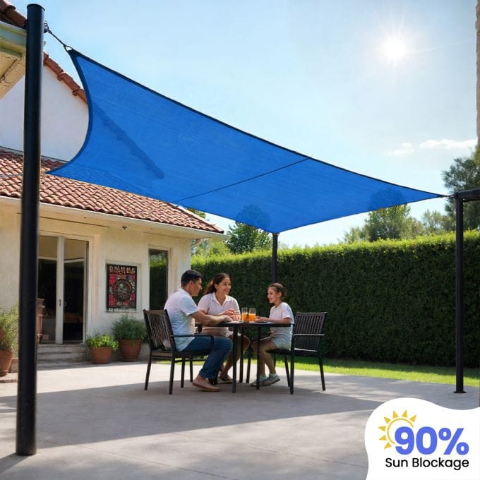 90% Sun Block Shade Sail (Four Sided)