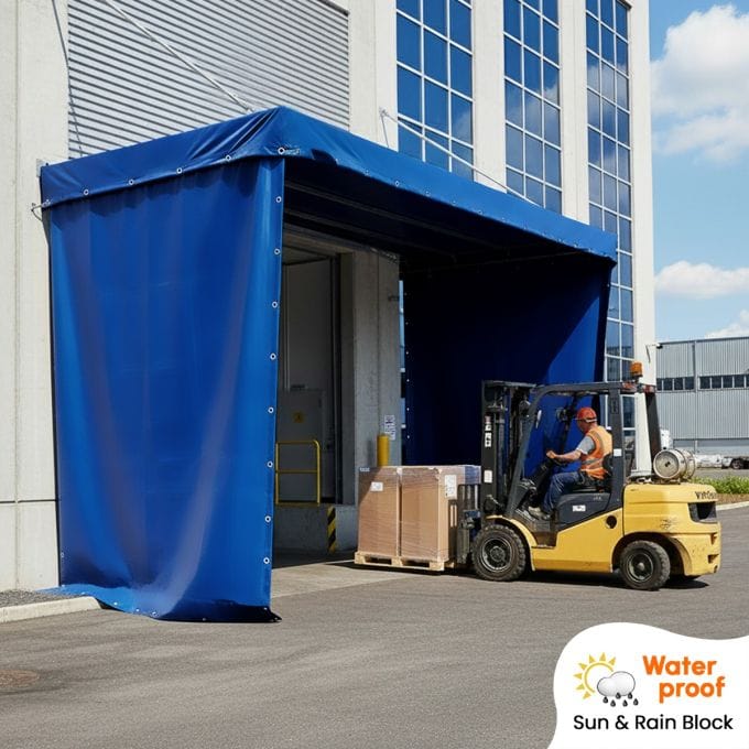 Hippo Heavy Duty 580 GSM Polyester Coated PVC Tarpaulin (Colored)