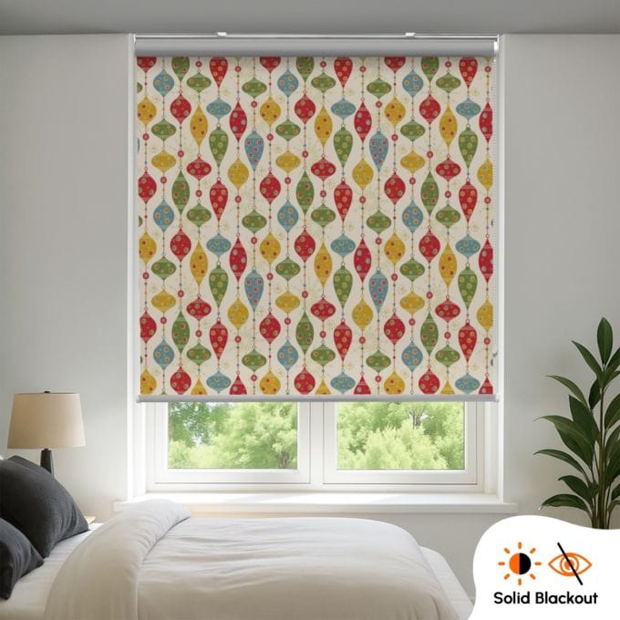 Blackout Printed Indoor Roller Blind (Form Coated Polyester)