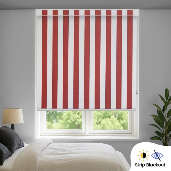 Blackout Stripe Indoor Roller Blind (Polyester)