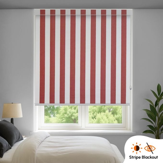 Blackout Stripe Indoor Roller Blind (Polyester)