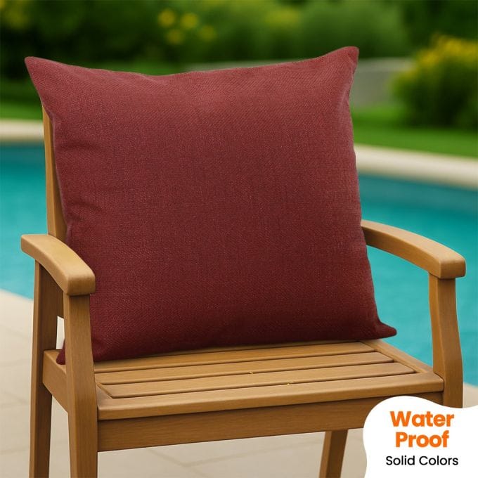 Outdoor Premium Waterproof Throw Pillow for Patio Garden
