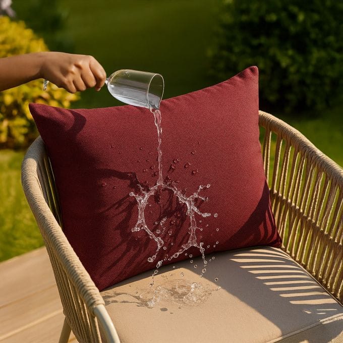 Outdoor Premium Waterproof Throw Pillow for Patio Garden