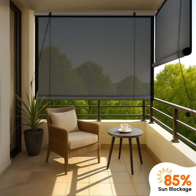 Hippo Sunblock Outdoor Chick Blind (Premium Polyester PVC)