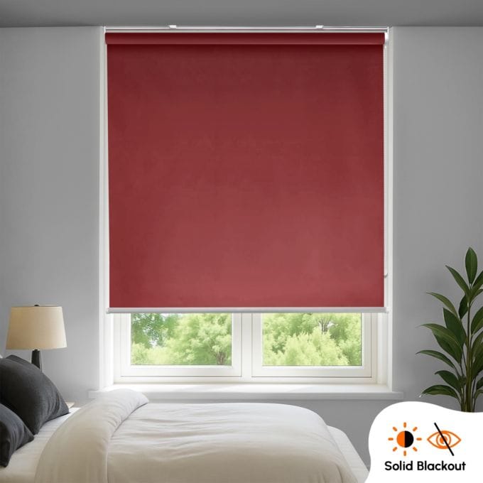 Blackout Solid Indoor Roller Blind (Polyester)