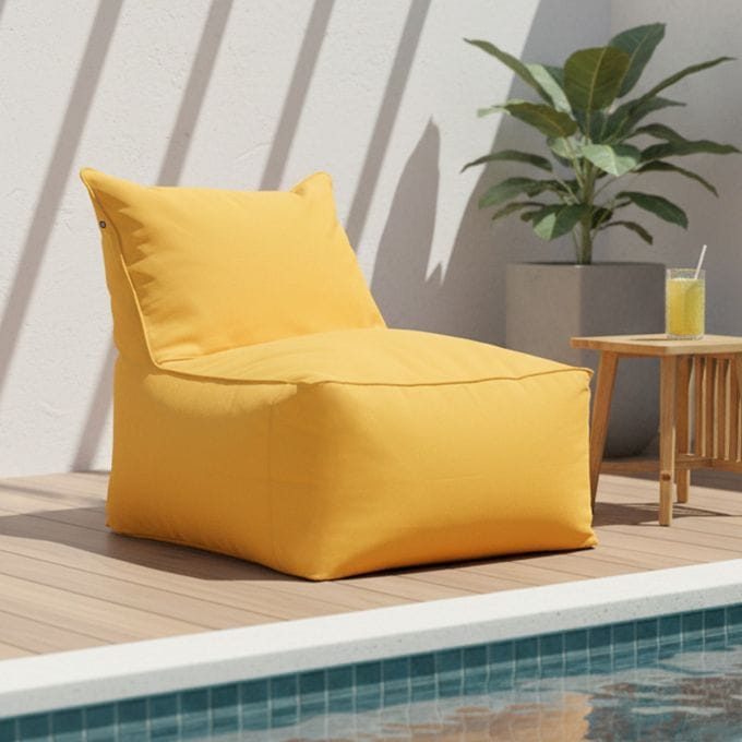 Outdoor Premium Chair Bean Bag Covers  - Perfect for Balconies, Patios & Pool Decks