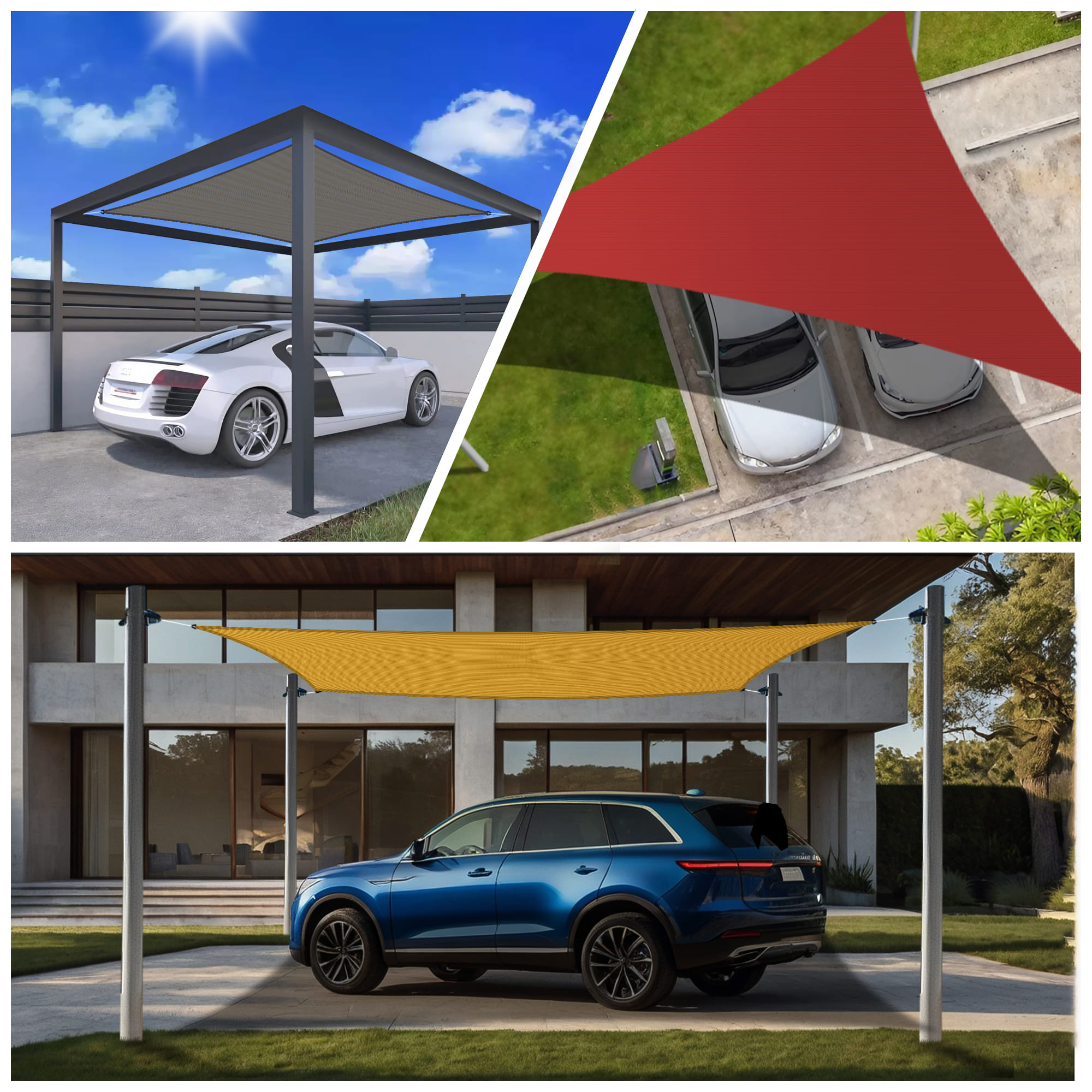 Protect Your Car from Summer Sun with Stylish Shade Sails